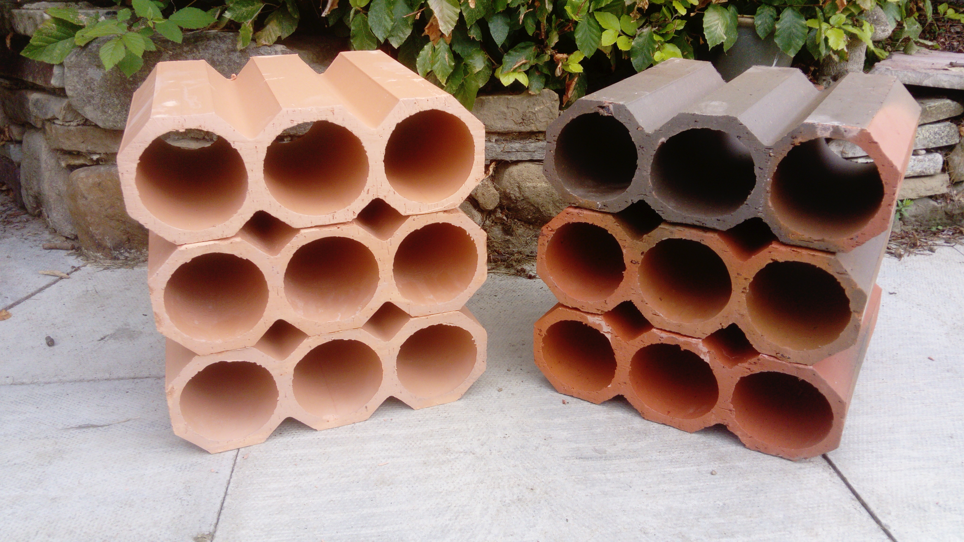 3 Hole Wine Rack Terracotta World