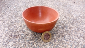 Photo of 80mm unglazed terracotta bowl
