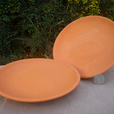 Small Terracotta Dinner Plate
