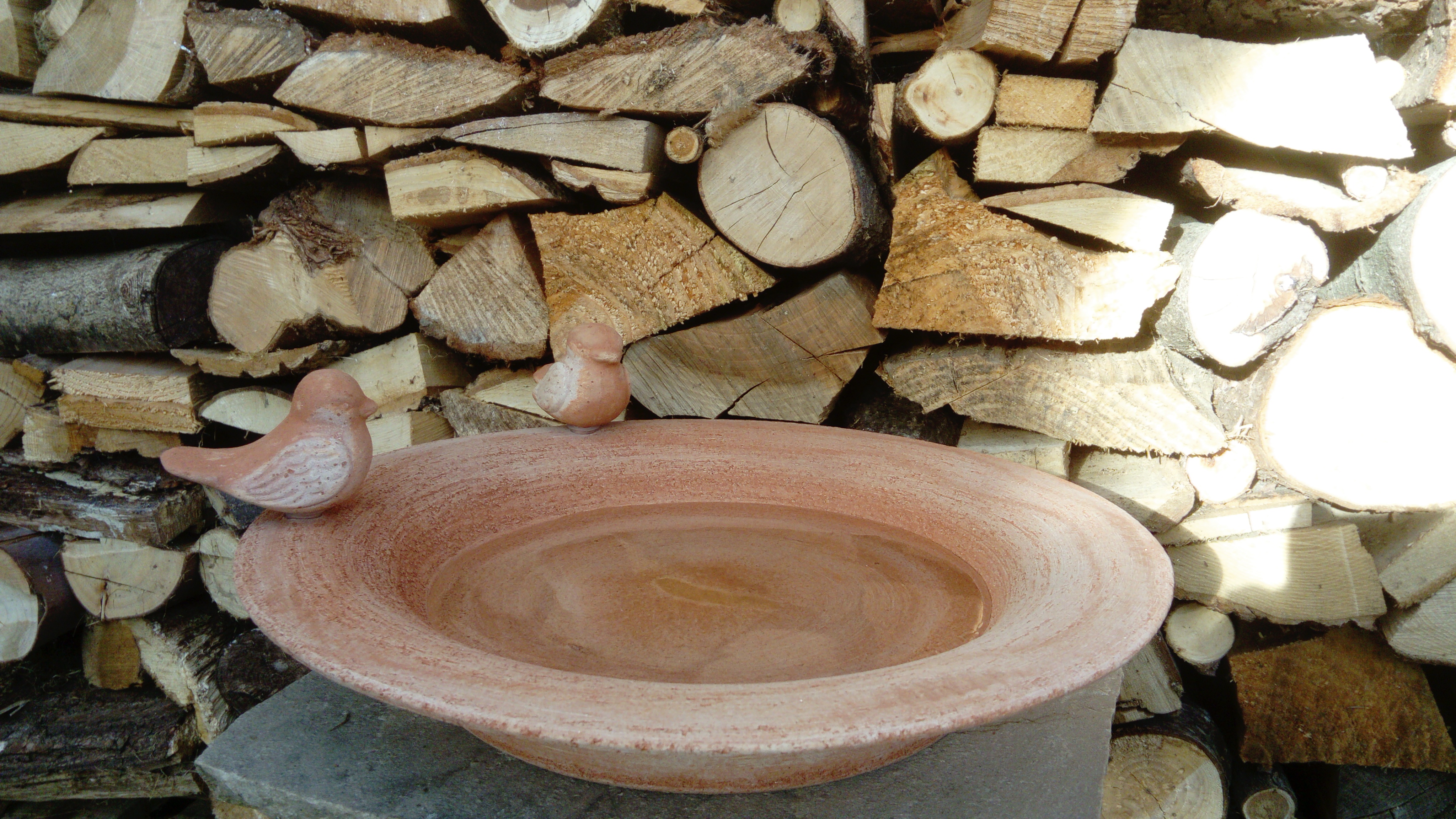 Bird Bath / Water Bowl - Terracotta World