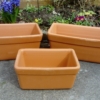 Photo of 3 terracotta troughs