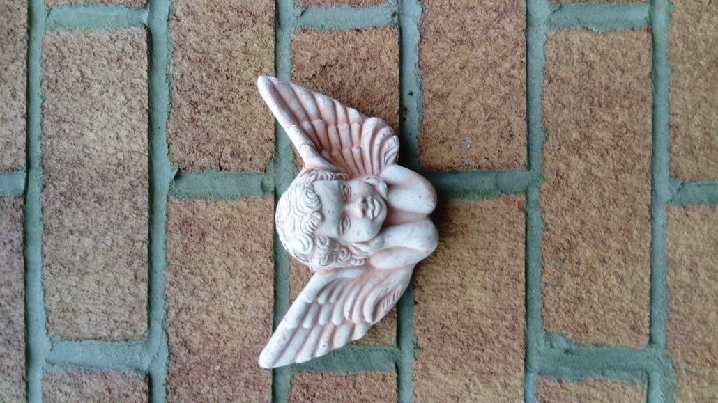 Angel Wall Plaque - Terracotta World