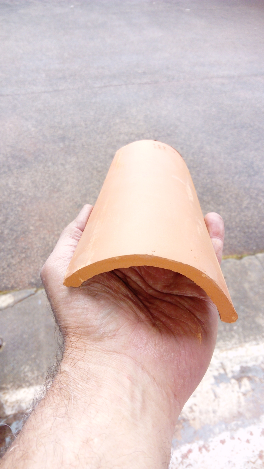 Mini Curved Roof Tiles - Terracotta World