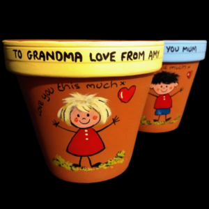 Photo of personalised plant pots
